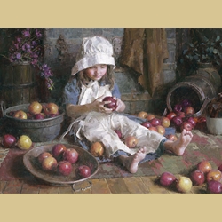 Apple Girl By Morgan Weistling