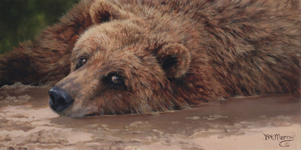 The Joy of Mud by Wildlife Artist Bonnie Marris