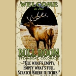 Bull Room Sign