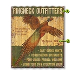 Ringneck Outfitters - Corrugated Metal Sign