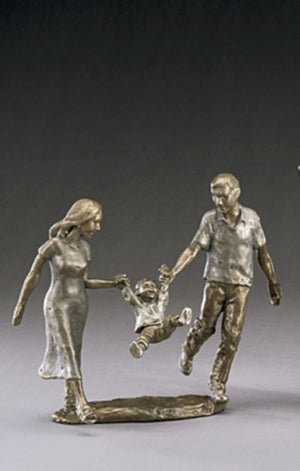 1,2,3 Jump! Mark Hopkins Sculpture Limited Edition Bronze- Made in USA