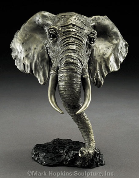African Elephant Mark Hopkins Limited Edition Bronze Sculpture--Made in USA