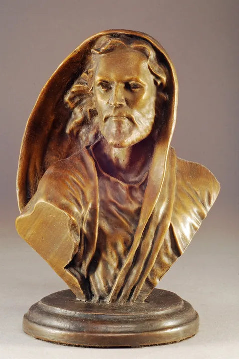 Be Not Afraid - Bust Small Mark Hopkins Sculpture Limited-Edition Bronze- Made in USA