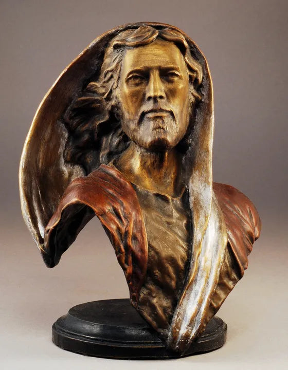 Mark Hopkins Sculpture - Be Not Afraid - Bust Large Limited-Edition Bronze- Made in USA