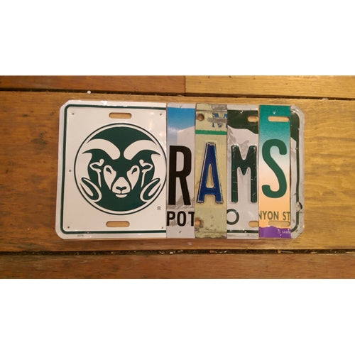 Custom License Plate - Rams (Logo)