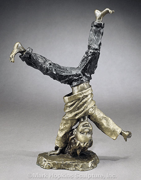Cartwheeling Large Mark Hopkins Sculpture Limited Edition Bronze- Made in USA
