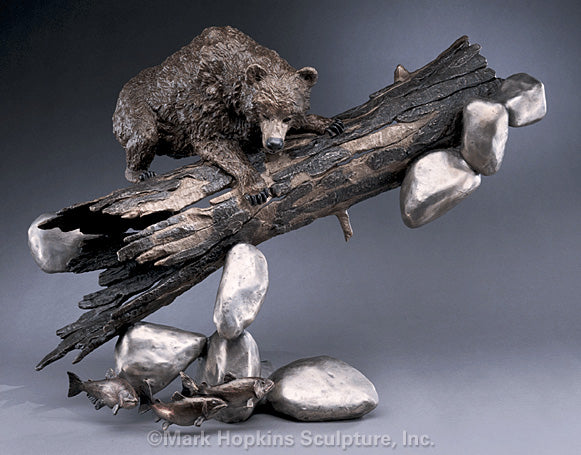 Catch of the Day Mark Hopkins Sculpture  -Limited Edition Bronze- Made in USA