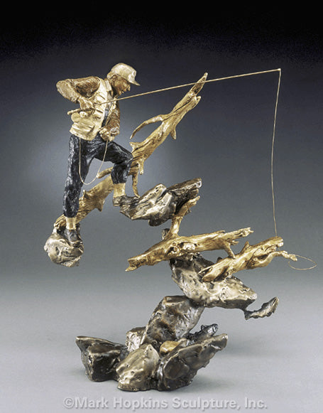 Deep Pockets-Mark Hopkins Sculpture Limited Edition Bronze- Made in USA