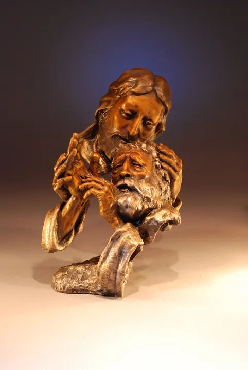 Mark Hopkins Sculpture - Doubt Not Limited-Edition Bronze- Made in USA