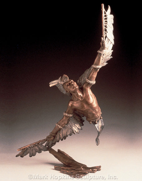 Eagle Dancer- Mark Hopkins Sculpture -Limited Edition Bronze- Made in USA