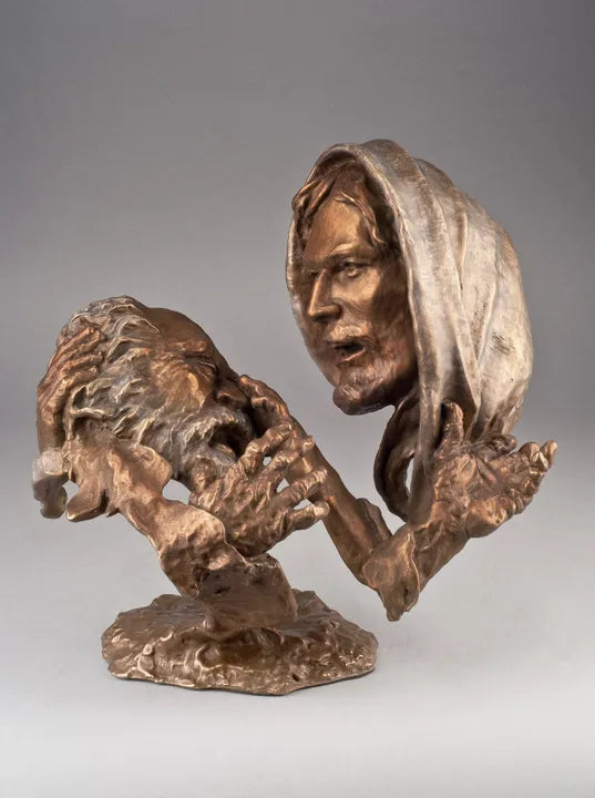 Faith-Commemorative Bronze #24 OF 500 Mark Hopkins Sculpture - Made in USA