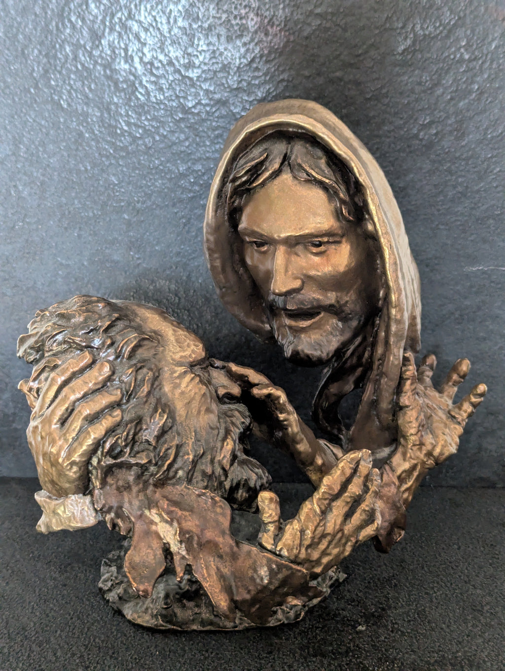 Faith-Commemorative Bronze #24 OF 500 Mark Hopkins Sculpture - Made in USA