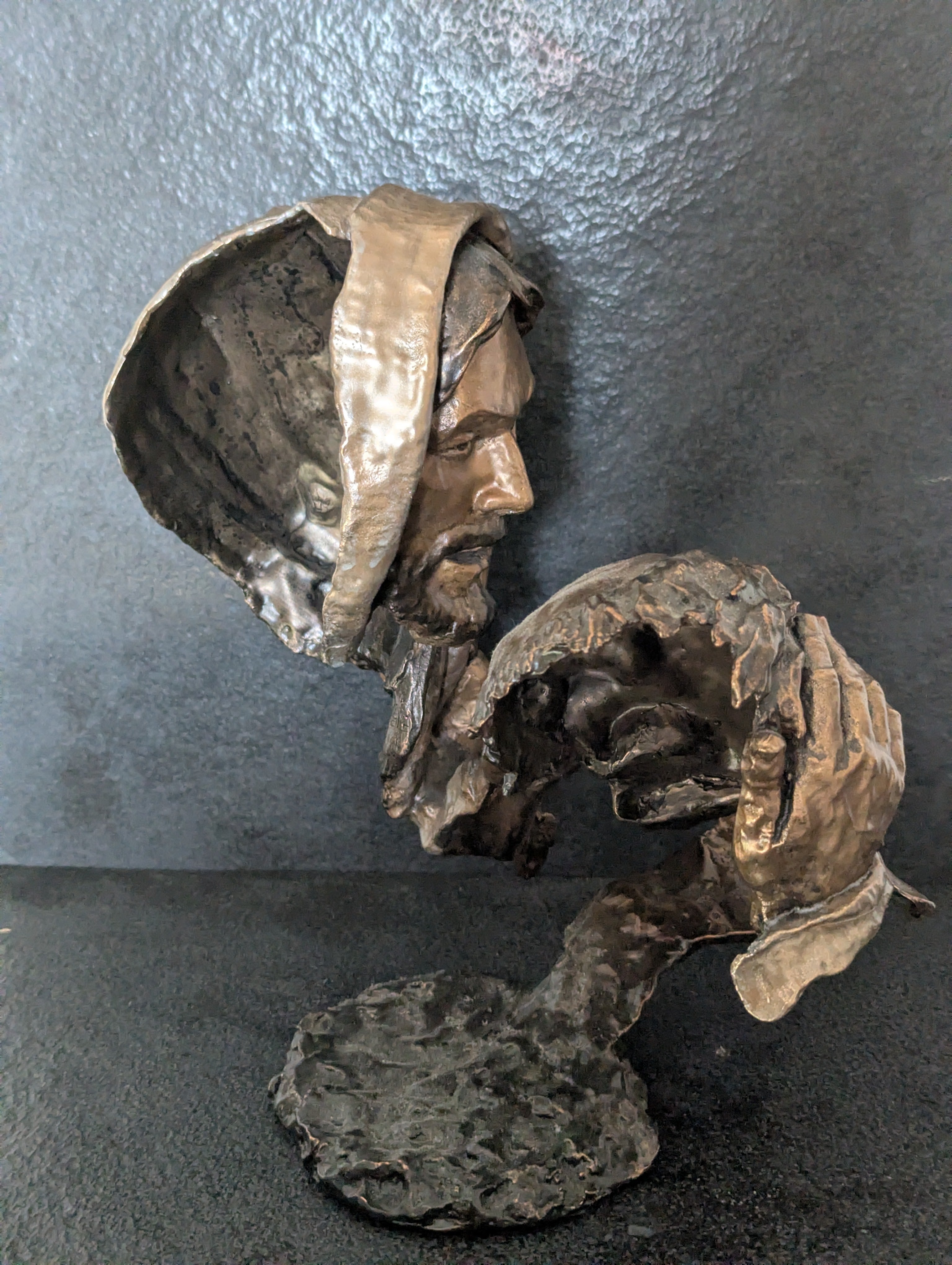 Faith-Commemorative Bronze #24 OF 500 Mark Hopkins Sculpture - Made in USA