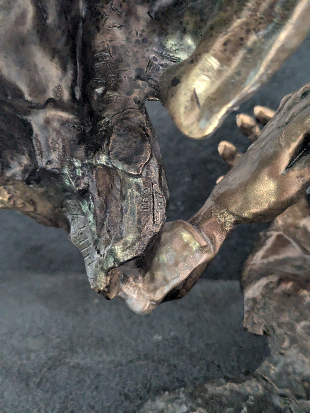 Faith-Commemorative Bronze #24 OF 500 Mark Hopkins Sculpture - Made in USA