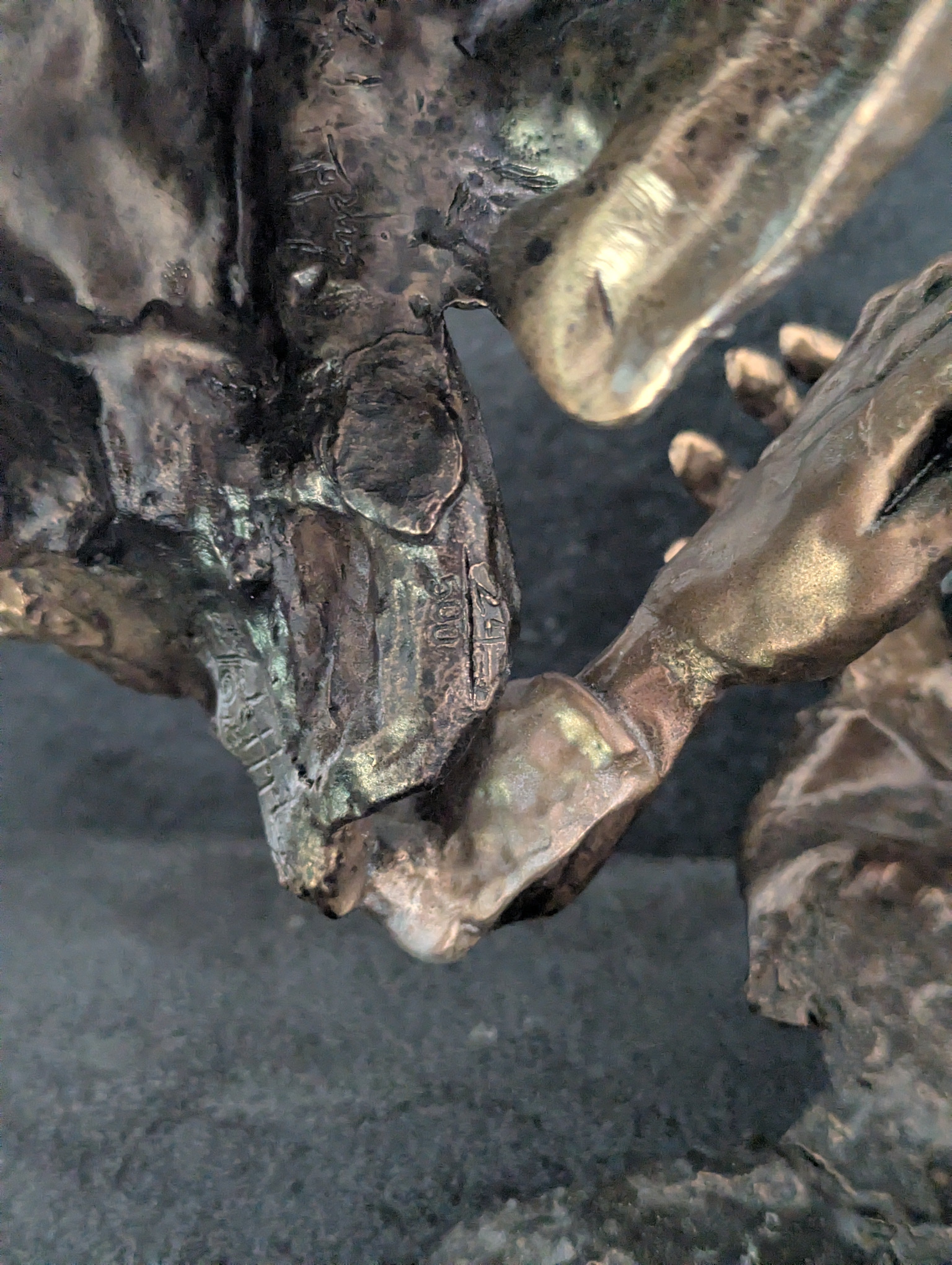 Faith-Commemorative Bronze #24 OF 500 Mark Hopkins Sculpture - Made in USA