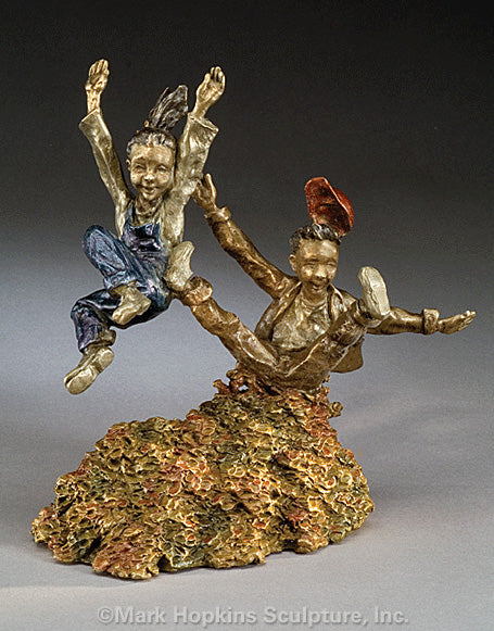 Fall Fun Mark Hopkins Limited Edition Bronze Sculpture -Made in USA