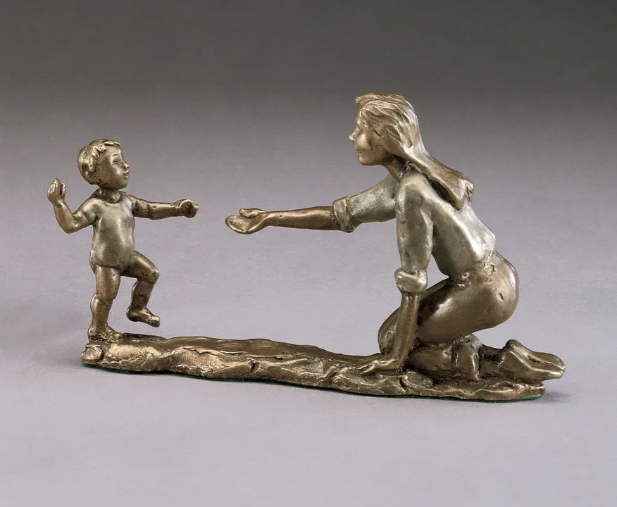 First Steps Mark Hopkins Sculpture Limited Edition Bronze- Made in USA
