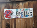 License Plate Wall Art - Go Bills (Helmet)