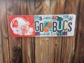 License Plate Wall Art -Go Bucs (Helmet)