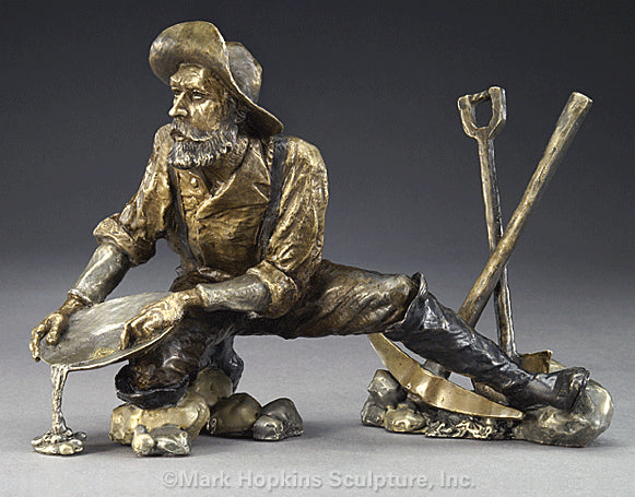 Gold Mark Hopkins Sculpture Limited Edition Bronze- Made in USA
