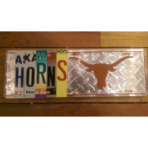 Custom License Plate - Horns- Logo