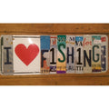 I (Specialty) Fishing - Custom License Plate Wall Art -