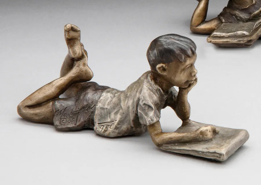 Mark Hopkins Sculpture -Imagine-Limited Edition Bronze- Made in USA