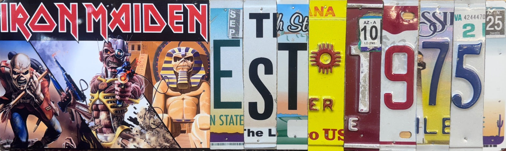 Custom License Plate - Iron Maiden