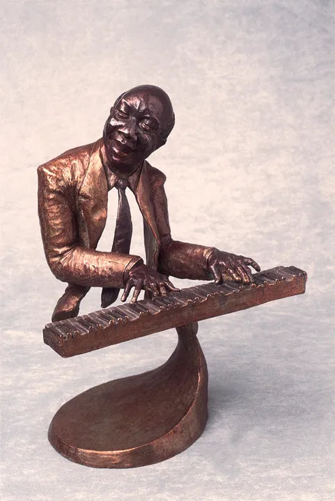 Jazz Piano- Mark Hopkins Sculpture -Limited Edition Bronze- Made in USA