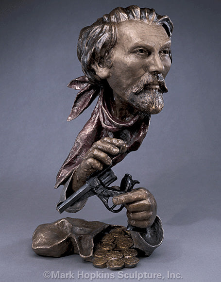 Jeese James - Mark Hopkins Sculpture -Limited Edition Bronze- Made in USA