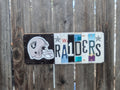 License Plate Wall Art – Raiders (Specialty)
