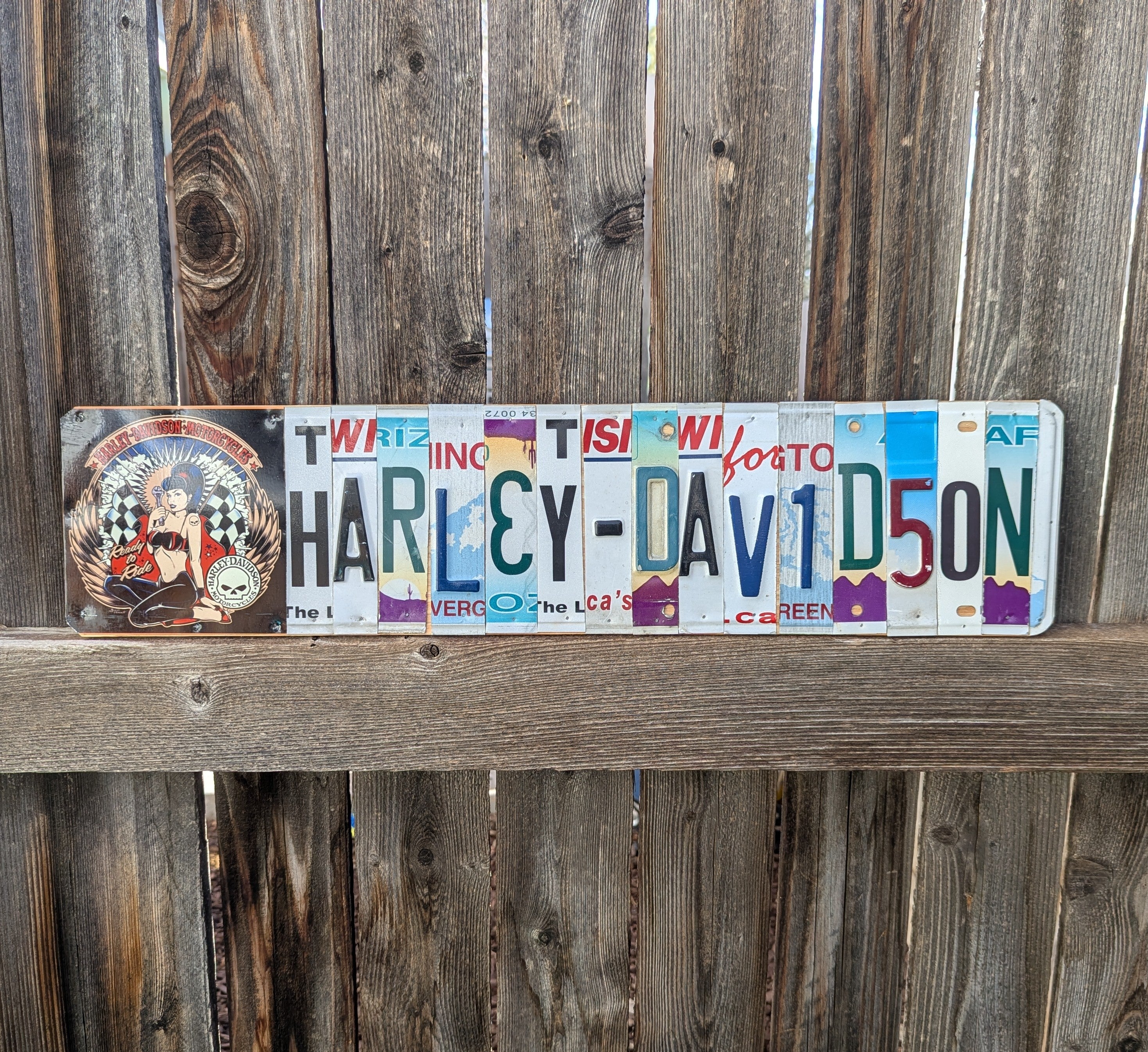 Harley Davidson - License Plate Wall Art – (Specialty)