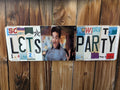 License Plate Wall Art –-Lets Party (Feature Piece)
