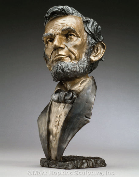 Abraham Lincoln - Mark Hopkins Sculpture -Limited Edition Bronze- Made in USA
