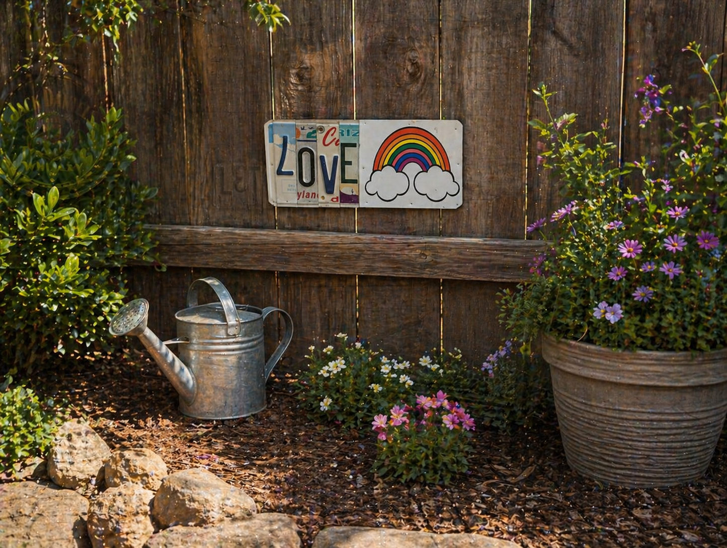 Love — One-of-a-Kind License Plate Wall Art (Ready to Ship)