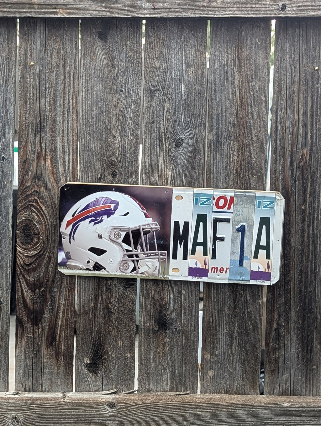 Mafia — One-of-a-Kind License Plate Wall Art (Ready to Ship)