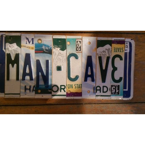Custom License Plate - Man Cave