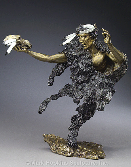 Medicine Man- Mark Hopkins Sculpture -Limited Edition Bronze- Made in USA