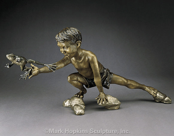 Mark Hopkins Sculpture -Mud Buddies-Limited Edition Bronze- Made in USA
