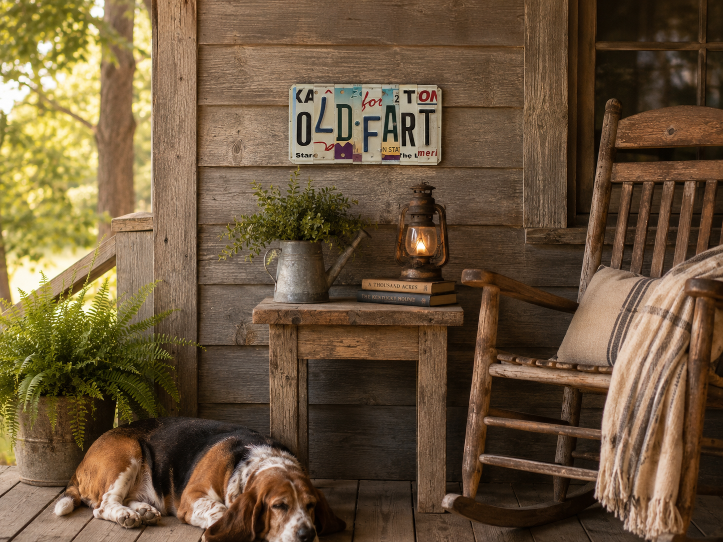 Old Fart  — One-of-a-Kind License Plate Wall Art (Ready to Ship)