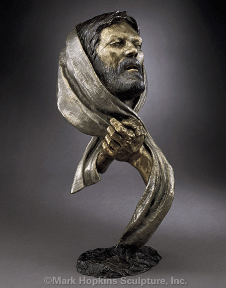 Prayer Large Mark Hopkins Sculpture Limited Edition Bronze - Made in USA