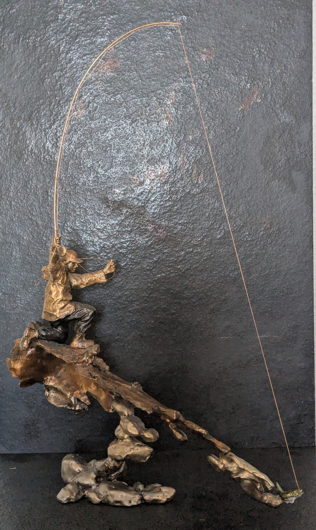 River's Edge-Mark Hopkins Limited Edition Bronze #28 of 300- Made in USA - In stock and ready to ship