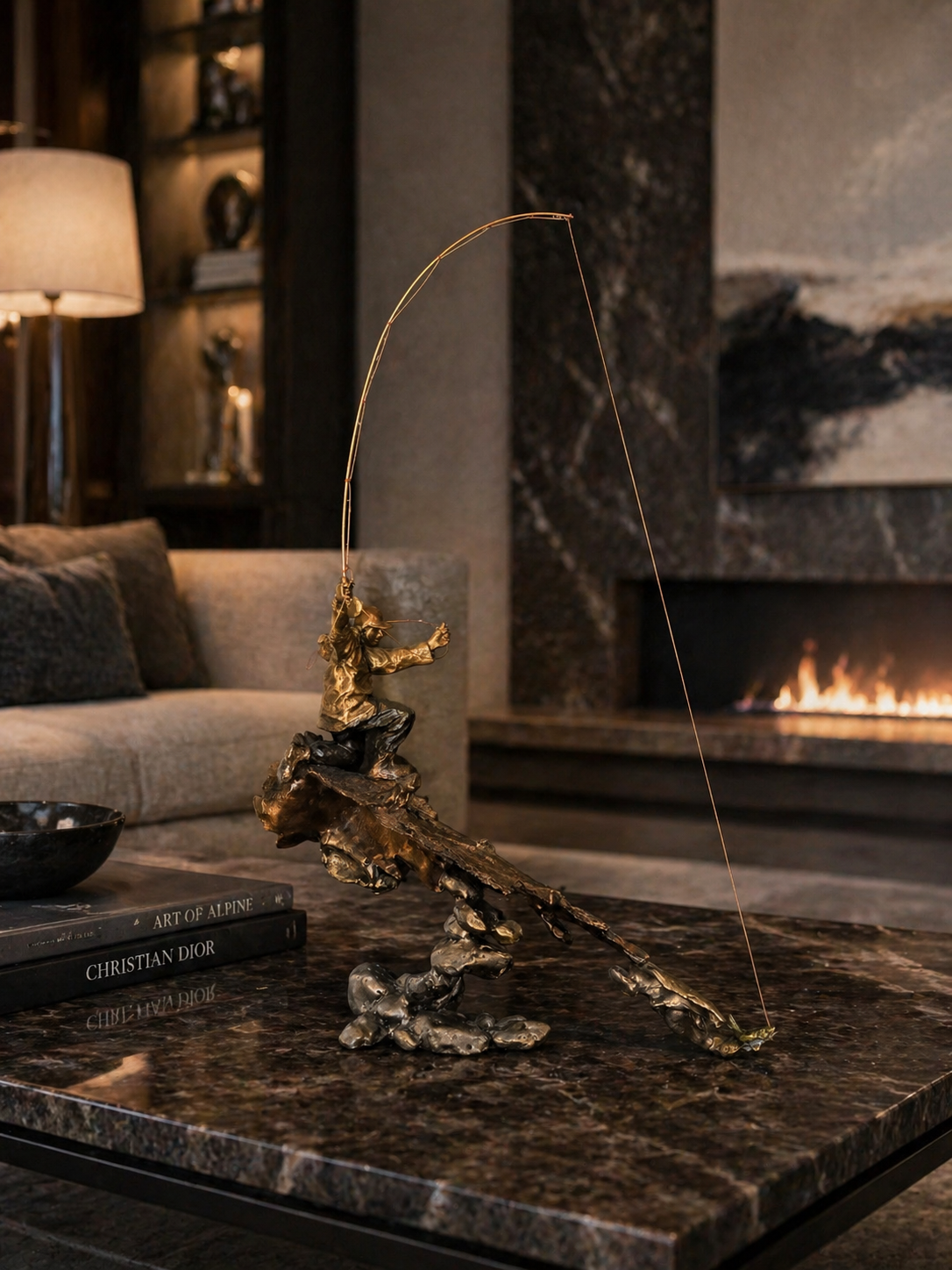 River's Edge-Mark Hopkins Limited Edition Bronze #28 of 300- Made in USA - In stock and ready to ship