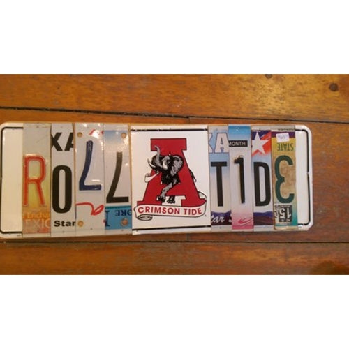 Custom License Plate - Roll Tide! (Helmet)