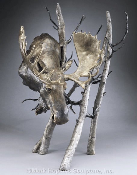 Mark Hopkins Sculpture-Solitude-Limited Edition Bronze-Made in USA