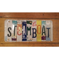 License Plate Wall Art – Steamboat