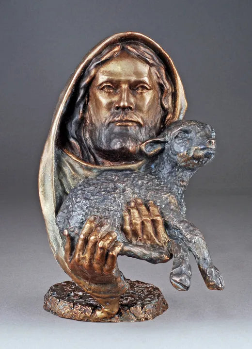 Mark Hopkins Sculpture - The Lamb-Small Edition Bronze- Made in USA