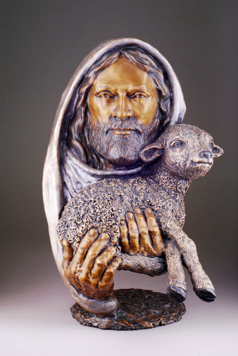 Mark Hopkins Sculpture - The Lamb-Edition Bronze- Made in USA