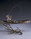 Upstream Mark Hopkins Limited Edition Bronze Sculpture - Made in USA