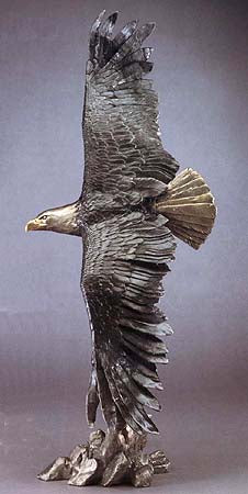 Mark Hopkins Sculpture - Vigilance Medium-Limited Edition Bronze- Made in USA